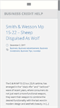Mobile Screenshot of businesscredithelp.info