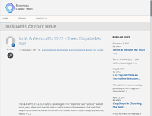 Tablet Screenshot of businesscredithelp.info